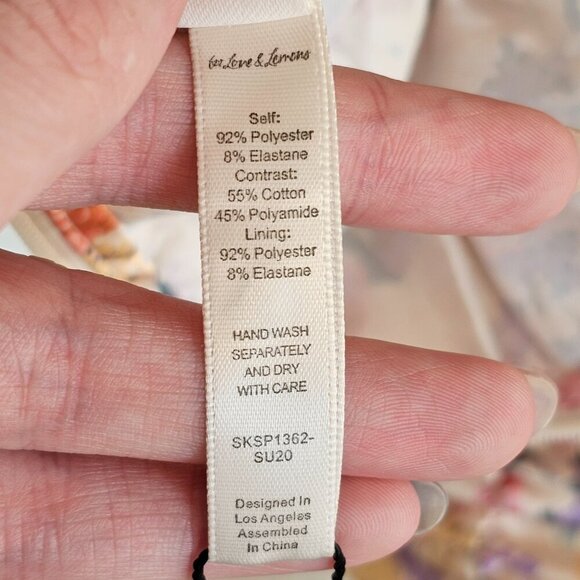 For Love & Lemons Gardenia Mini Floral Dress Sz M - Picture 12 of 12